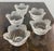 Glass Japanese Hoya, Japan Crystal Frosted Dessert Cups in Box, Set of Five For Sale - Image 7 of 12