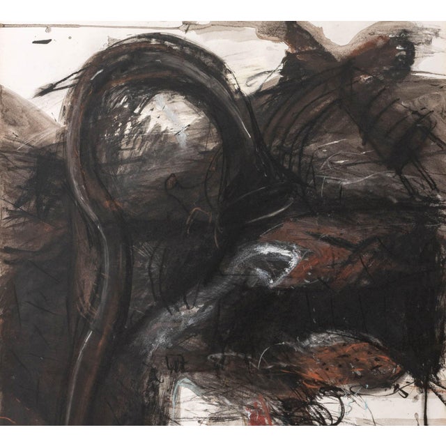 Robert Dandarov (Macedonian/American, b. 1959), Abstract Composition, Mixed Media on Paper, 1987, signed in pencil and...