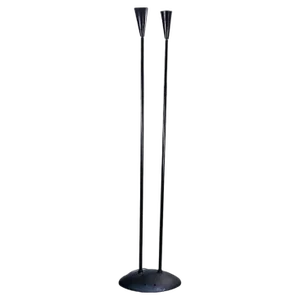 Italian Modern Black Metal Floor Lamp, 1990s