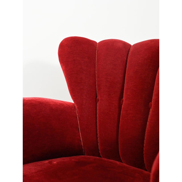 Swedish Shell Armchairs, 1940s, Set of 2 For Sale - Image 6 of 11