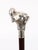 Antique Sterling Silver Elephant Walking Cane Stick, 1800s For Sale - Image 11 of 17