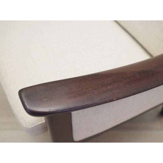 Danish Beige Armchair, 1970s For Sale - Image 11 of 16