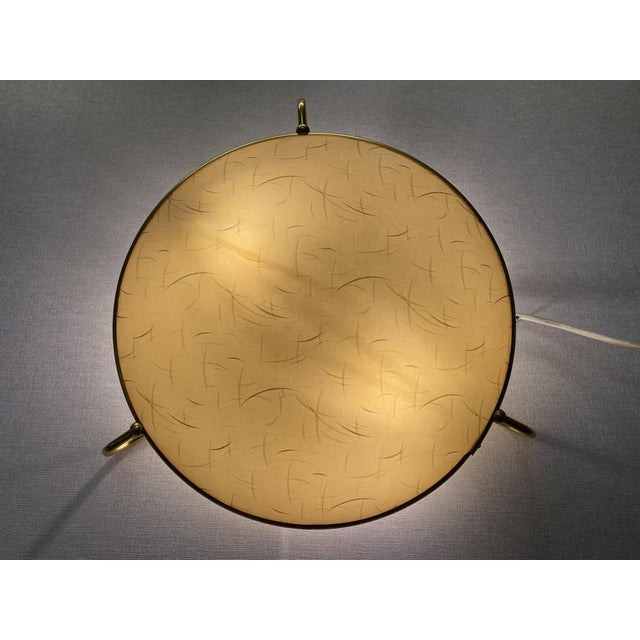 Black Mid-Century Ceiling Lamp with Graphic Pattern from Erco, 1950s For Sale - Image 8 of 18