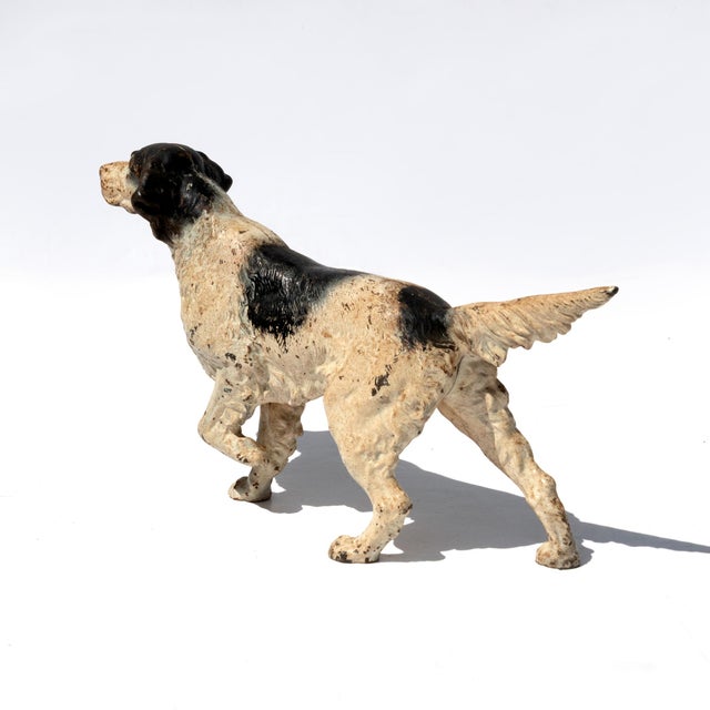 English Painted Cast Iron Hunting Dog, English, Circa 1900 For Sale - Image 3 of 7