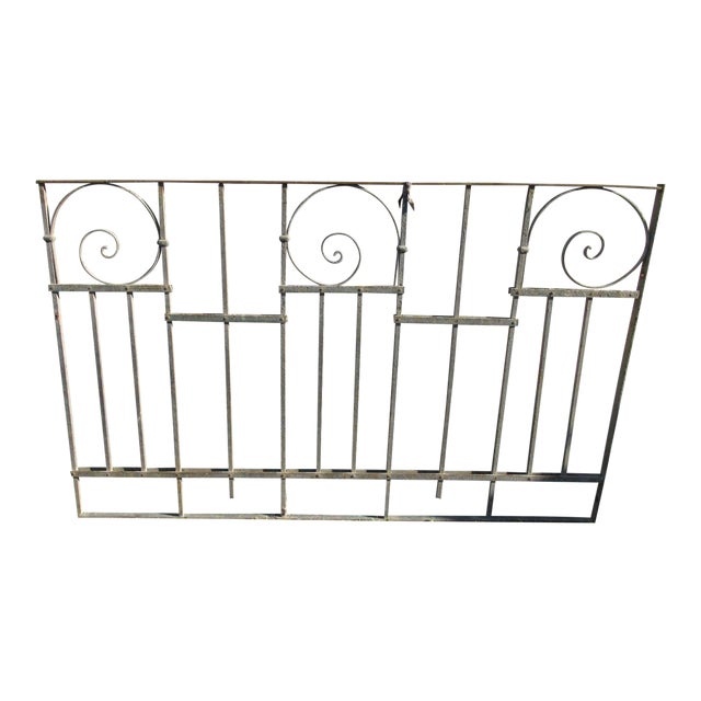 Antique Victorian Iron Gate For Sale
