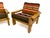 Yngve Ekström Ramo Pine Lounge Chairs by Yngve Ekström for Swedese, 1970s, Set of 2 For Sale - Image 4 of 8
