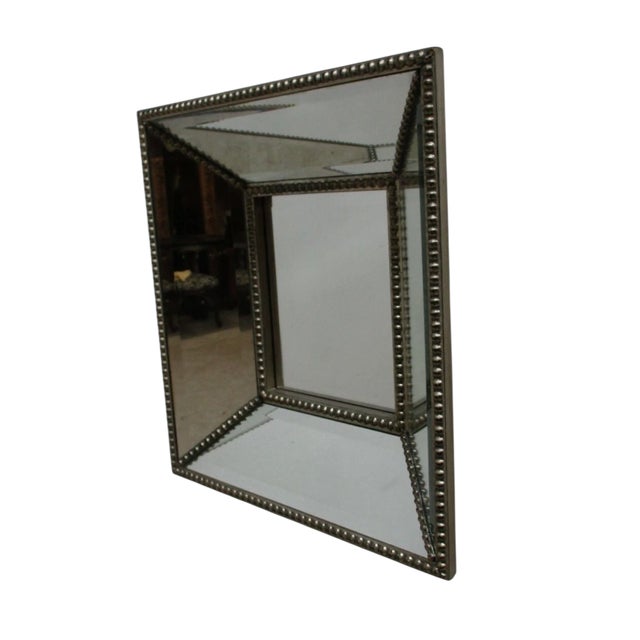 Art Nouveau John Richard Venetian Window Box Hanging Wall Mirror For Sale - Image 3 of 8