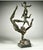 Chaim Gross, Large Chaim Gross Mid Century Mod Bronze Sculpture Circus Acrobats WPA Artist For Sale