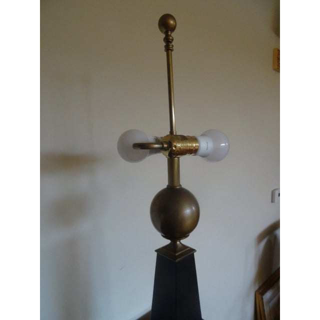 Vintage Chapman Oblisk Lamps a Pair For Sale In Los Angeles - Image 6 of 9