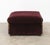 Gold Cassina Duc Pouf in Burgundy Velvet, Designed by Mario Bellini, 1970s, Italy For Sale - Image 8 of 9