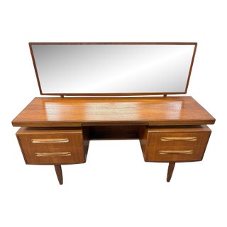 Mid-Century Danish Modern G-Plan Teak Vanity For Sale