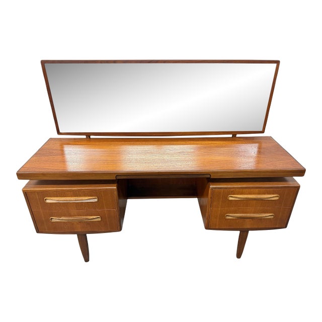 Mid-Century Danish Modern G-Plan Teak Vanity For Sale