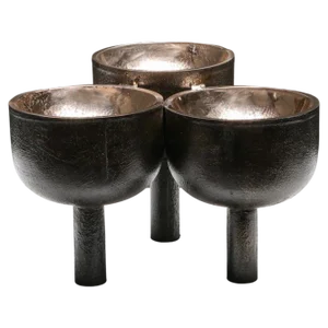 Bronze Triple Tray by Arno Declercq