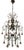 Vintage Chandelier with Pink Murano Flowers For Sale