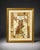 Asian Asian-Inspired Figure Wall Art With Calligraphy Details For Sale - Image 3 of 4