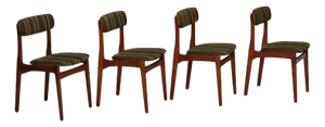 Danish Teak Dinning Chairs, 1960s, Set of 4