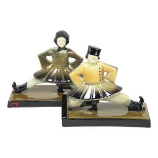 Art Deco Bookends, 1930s, Set of 2 For Sale