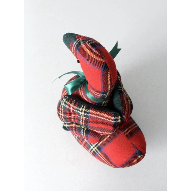 Vintage Christmas Tartan Goose For Sale - Image 10 of 12