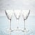 Royal Doulton Earlswood set of three lead crystal goblets produced in England during the Late 20th Century. Each is cut...