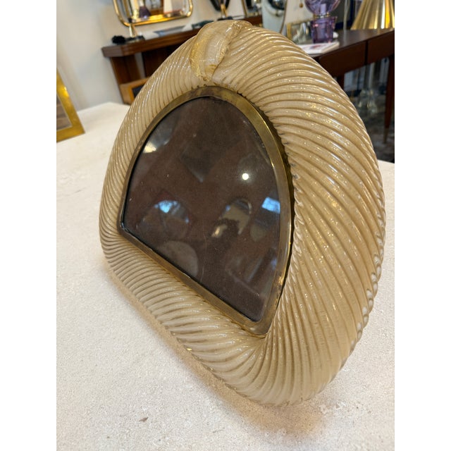 Murano Glass Photo Frame by Tommaso Barbi,1970s For Sale In Los Angeles - Image 6 of 7