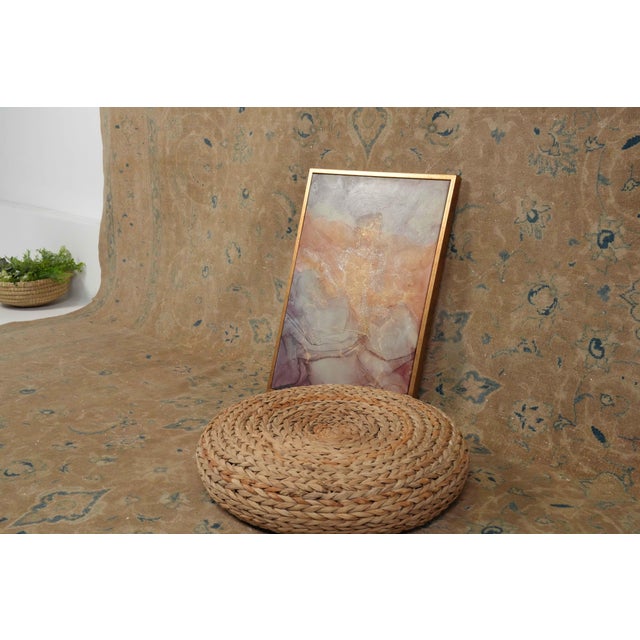 1970s Vintage Persian Handmade Wool 10x13 Beige Area Rug For Sale - Image 11 of 11