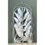 Silver Vintage Cut Aluminum Palm Frond Gates For Sale - Image 8 of 12