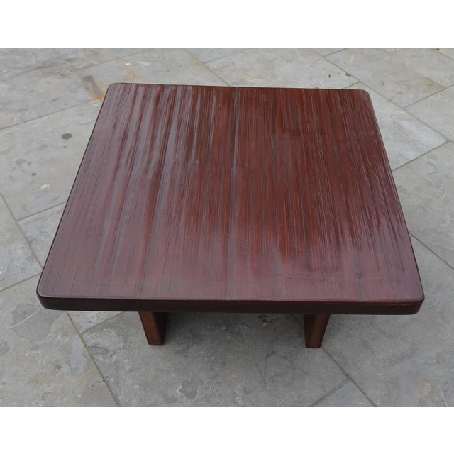 Mid-Century Modern Minimalist Bamboo Side Table in the style of Axel Vervoordt, 1970s For Sale - Image 3 of 18