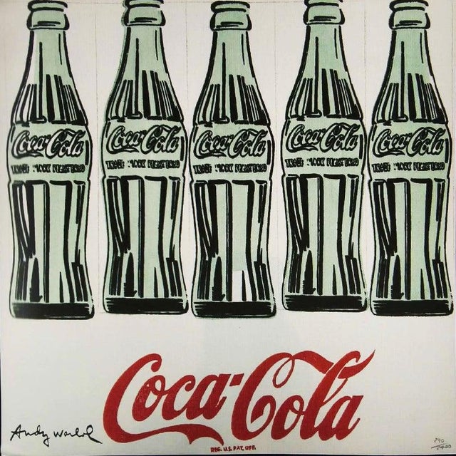 Andy Warhol "Coca Cola" Limited Numbered Edition Lithograph by CMOA. License: Andy Warhol Foundation. Limited Edition...