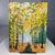 Falling Into Autumn 9x12 Acrylic Painting Fall Theme Landscape Artwork Unframed For Sale - Image 4 of 7