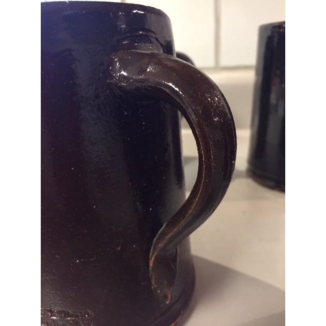 Farmhouse 1970s Mugs by Alabama Potter Norman Smith - Set of 5 For Sale - Image 3 of 6