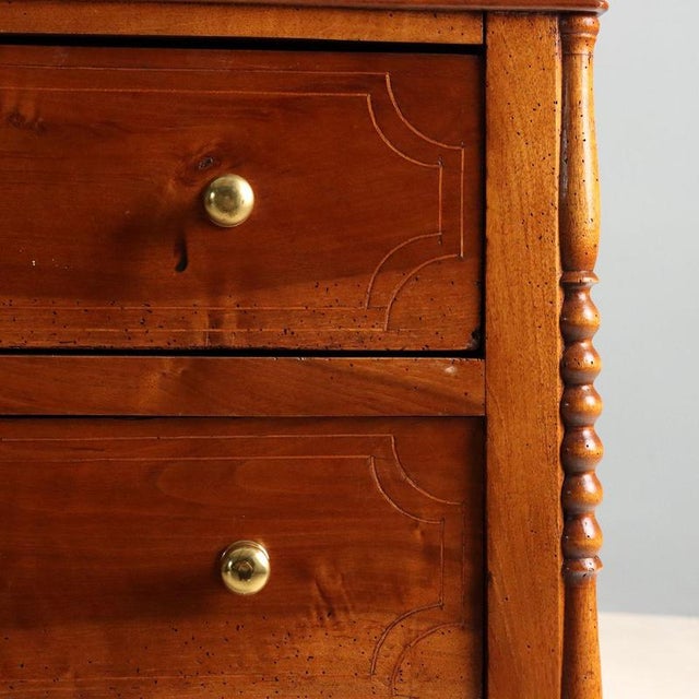 19th Century Louis Philippe Walnut Chest of Drawers, Italy For Sale - Image 5 of 12