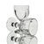 Late 20th Century Villeroy & Boch Bernadotte Crystal Goblets, Pair 6" For Sale - Image 5 of 9
