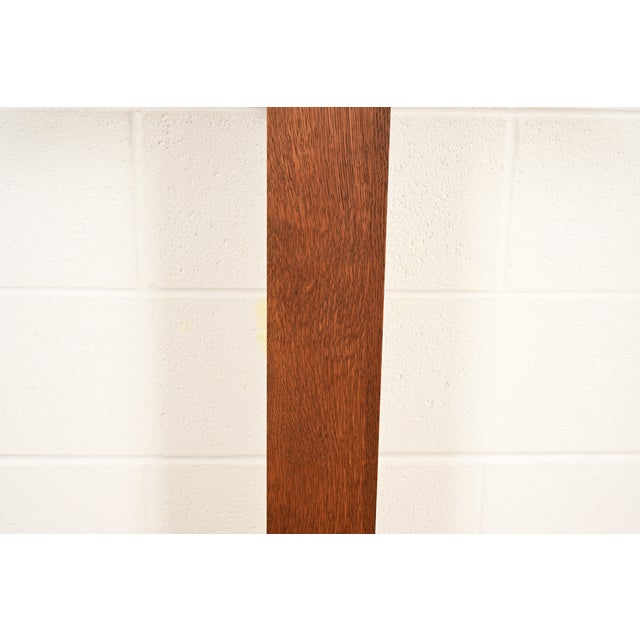Brown Stickley Brothers Style Antique Mission Oak Arts & Crafts Pedestal or Plant Stand, Circa 1910 For Sale - Image 8 of 12