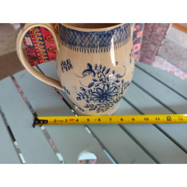 English Antique English Liverpool Pitcher For Sale - Image 3 of 10