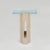 Early 21st Century Lloyd Travertine Glass Side Table by Kiwano Concept For Sale - Image 5 of 7