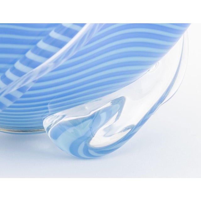 2000 - 2009 Signed Studio Glass Handkerchief Bowl, 2004 For Sale - Image 5 of 10