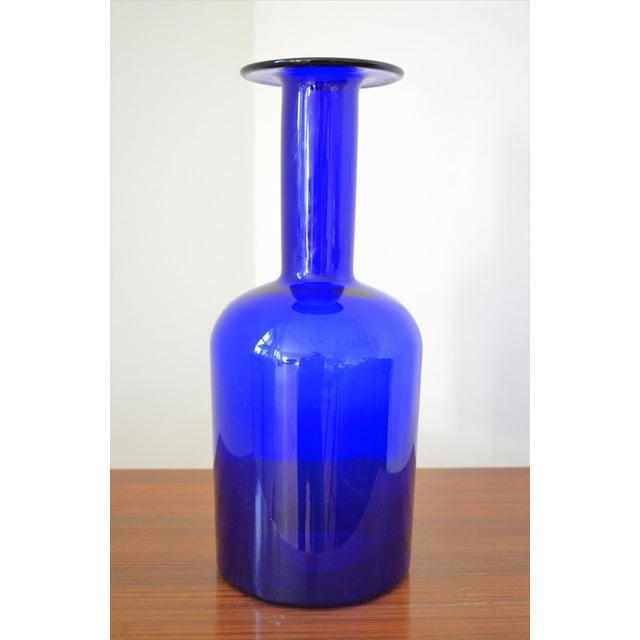 1960s Floor Vase by Otto Brauer for Holmegaard, 1960s For Sale - Image 5 of 5