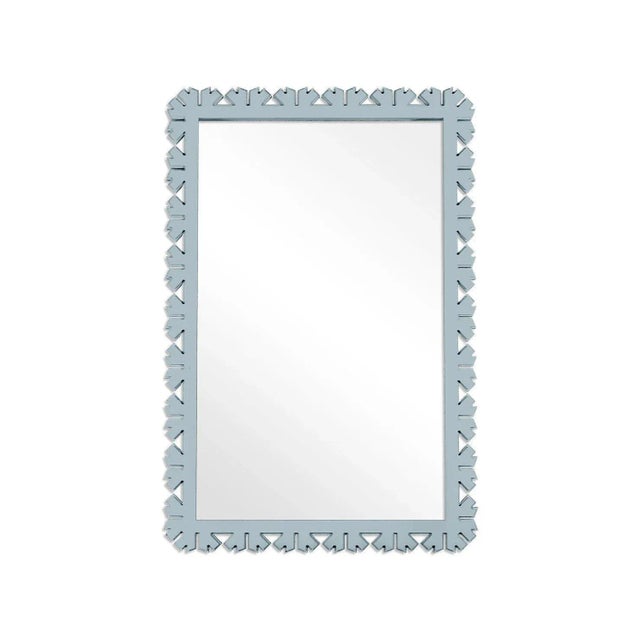 Contemporary Fleur Home Audubon Bamboo Sticks Rectangle Mirror in Parma Gray, 31.5x39 For Sale - Image 3 of 3