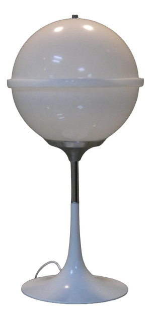 Space Age Acrylic and Steel Table Lamp, 1970s