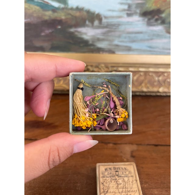 Antique 1907 Apothecary Box From w.m. Divan, Druggist - Springfield, Missouri. For Sale - Image 9 of 10
