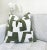 Not Yet Made - Made To Order Matcha Hierographic 20x20 Chenille Pillow With Feather Down Insert For Sale - Image 5 of 5