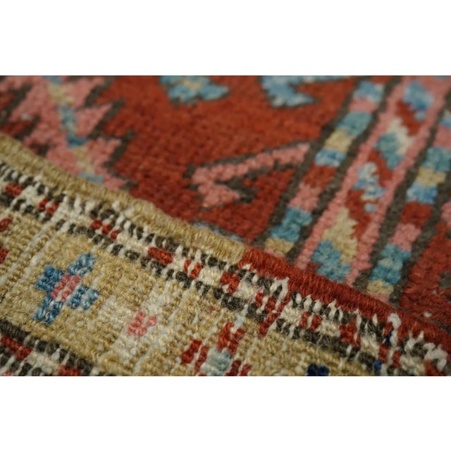 Antique Heriz Rug 2'6'' x 4'1'' For Sale - Image 10 of 10