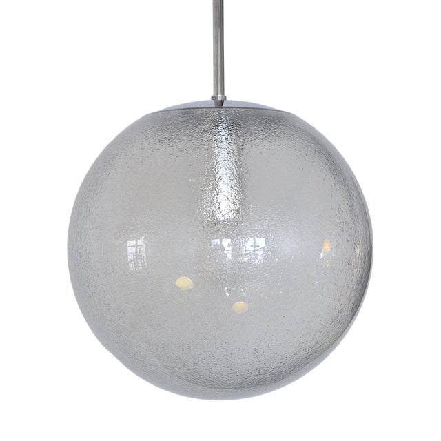 Ball Hanging Lamp from Glashütte Limburg, 1960s For Sale