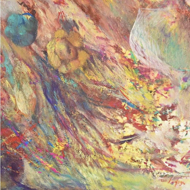 Contemporary Sebastiano Sanguigni, Still Life Abstraction, Oil Painting, 2000s For Sale - Image 3 of 5