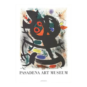 1969 Joan Miro 'Pasadena Art Museum Exhibition' Abstract France Lithograph