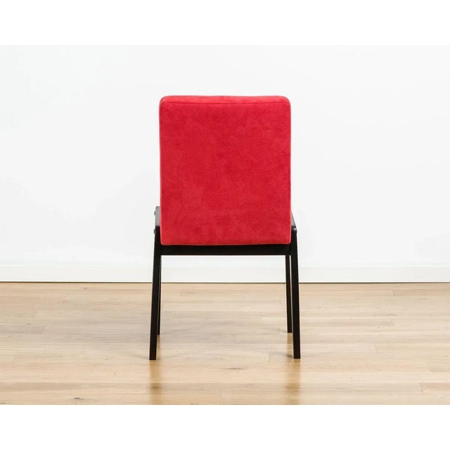 Black AGA Dining Chairs by Józef Chierowski, 1970s, Set of 4 For Sale - Image 8 of 13