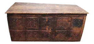 18th Century Carved European Chest