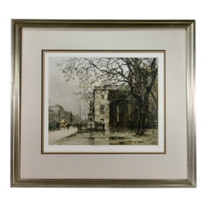 Luigi Kasimir Unter Den Linden Street, Berlin, Germany C. 1930 Original Print