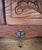 Vintage French Carved Oak 7-Hook Coat Rack For Sale - Image 6 of 11