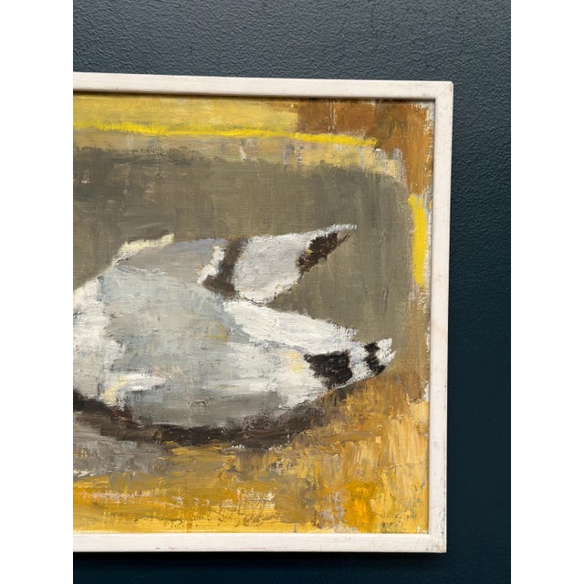 Ingeborg Stragnell, Seagull, 1960s, Oil Painting on Canvas, Framed For Sale - Image 4 of 18